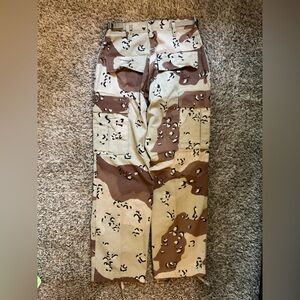 Men's Desert Camo Cargo Pants - Brown/Tan